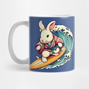 Surfing rabbit Mug